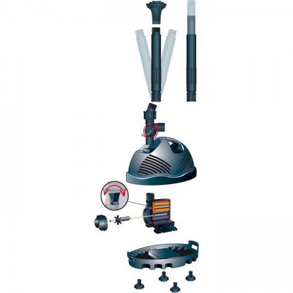 Pompe de bassin UBBINK Elimax 500 pour jeux et jets d'eau - Débit 700l/h - Image 4