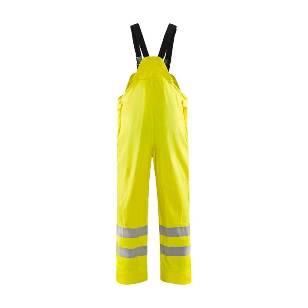 Cotte de pluie à bretelles haute visibilité Blaklader respirante Jaune XL - Image 2