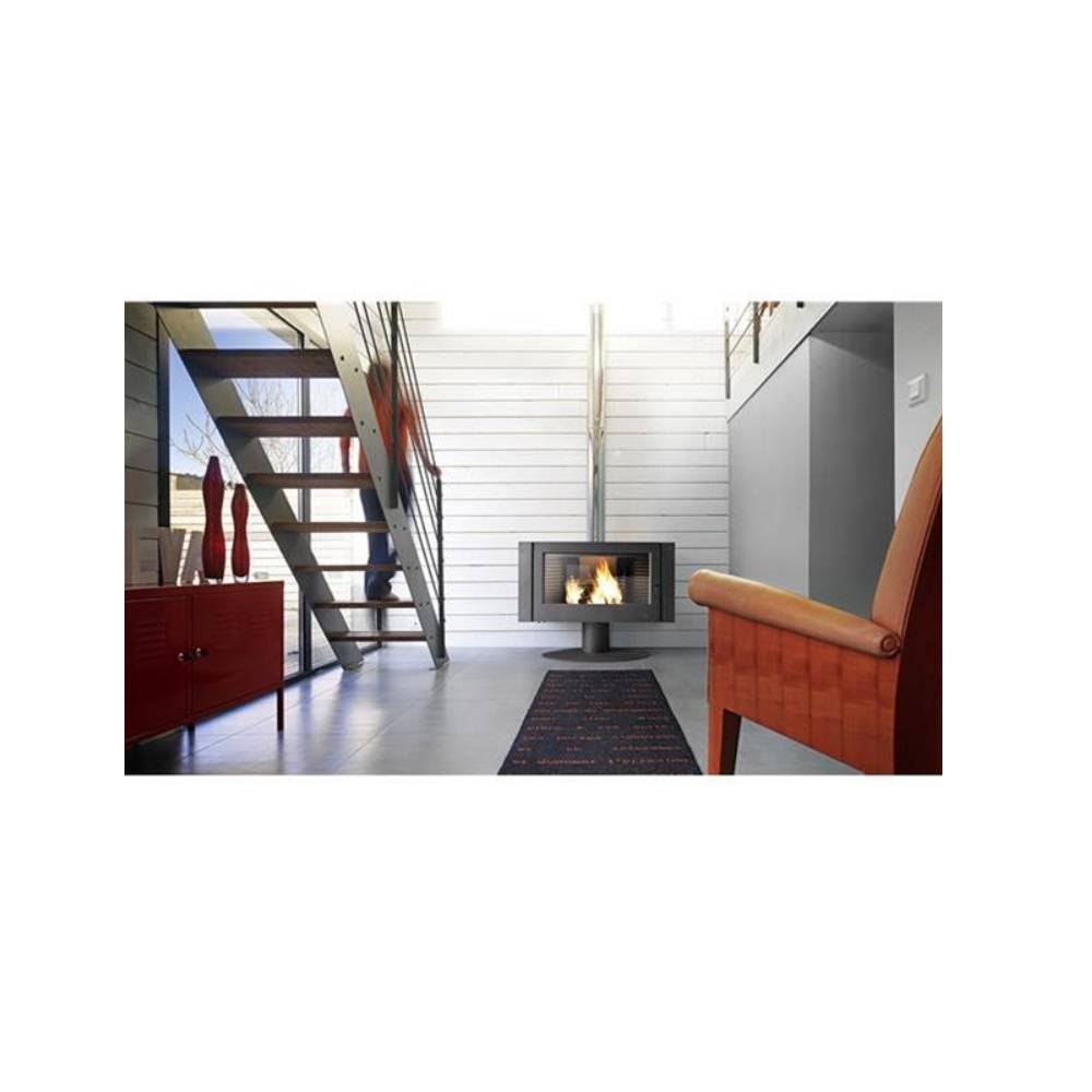 Invicta - Poêle à bois fonte 12kw anthracite 6114-44 Invicta - Imagen 3
