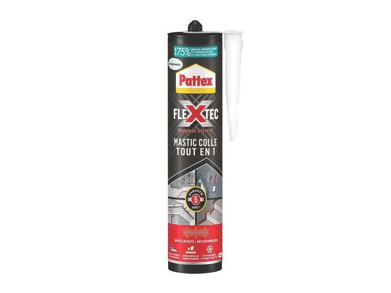 Pattex - Colle joint int/ext polymere pattex flextec transp cartouche 389g - Image 1