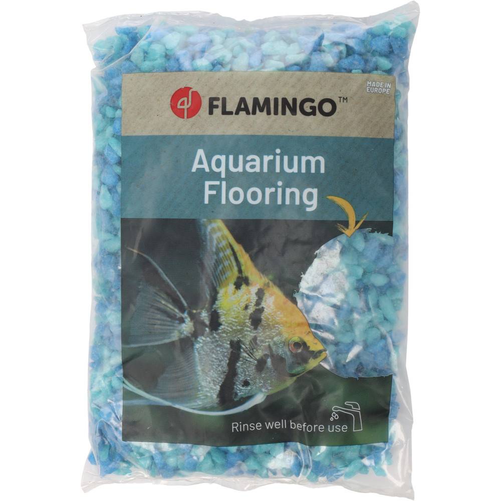 Gravier Gruzo Bleu Turquoise 6- 8 mm 1 kg pour aquarium - Imagen 1