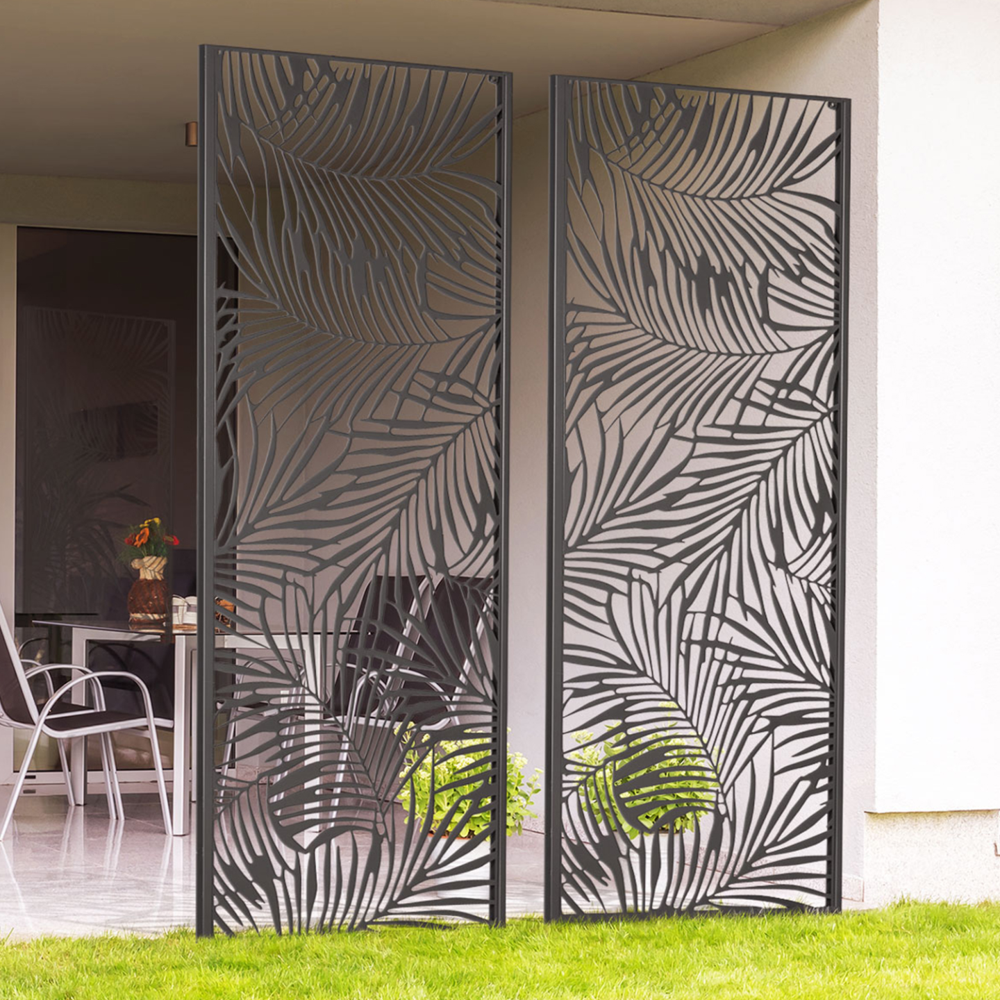 Panneau décoratif universel 150 x 50 CM PALM gris - Image 1