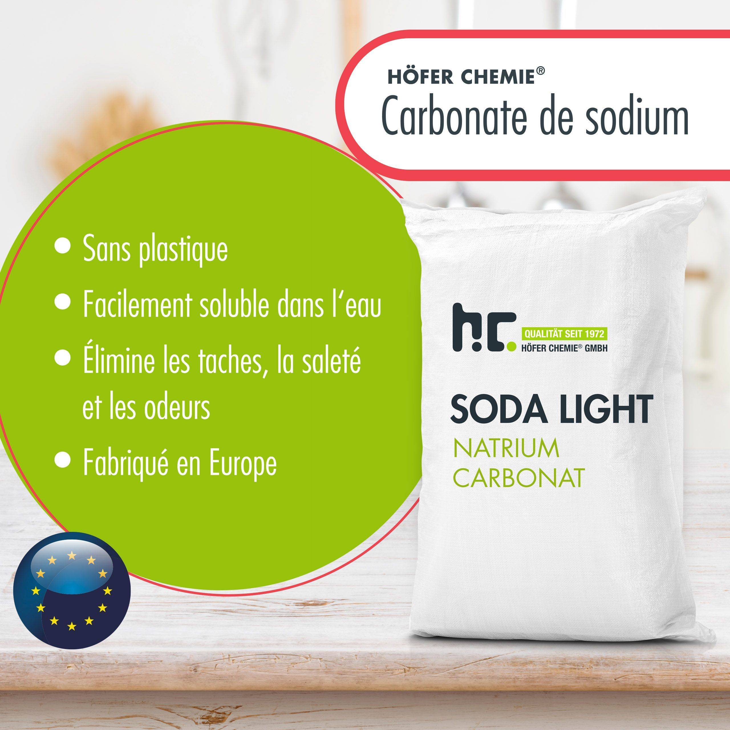 25 kg de carbonate de sodium (soude), qualité technique légère x 20 - Image 3