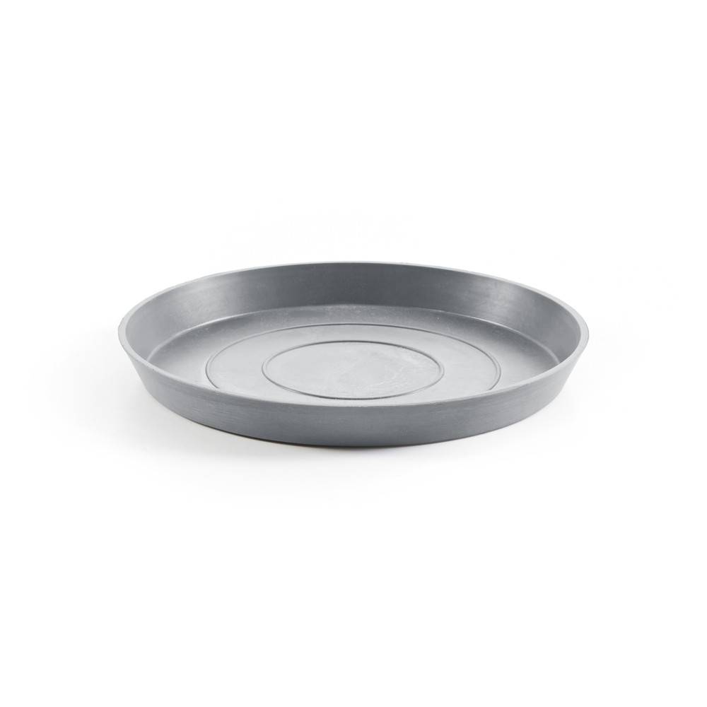 Ecopots - Soucoupe Round 40 Bleu Gris - Ø 36,5 x H. 3,5 cm ECOPOTS