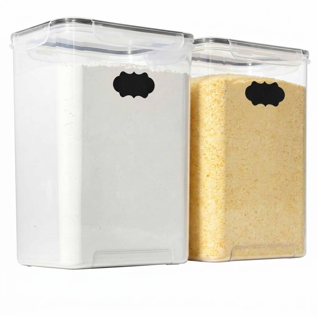 2 packs de 19 L total pour farine, riz, sec - Image 1