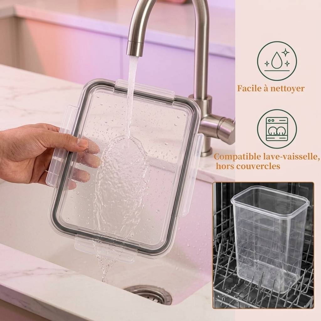 2 packs de 19 L total pour farine, riz, sec - Image 6