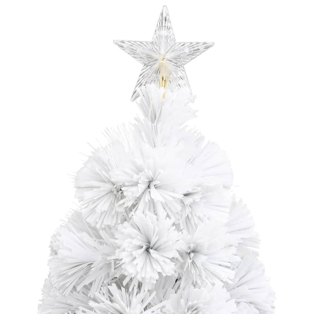 Vidaxl - Arbre de Noël artificiel pré-éclairé blanc 64 cm fibre optique vidaXL 328448 - Image 8