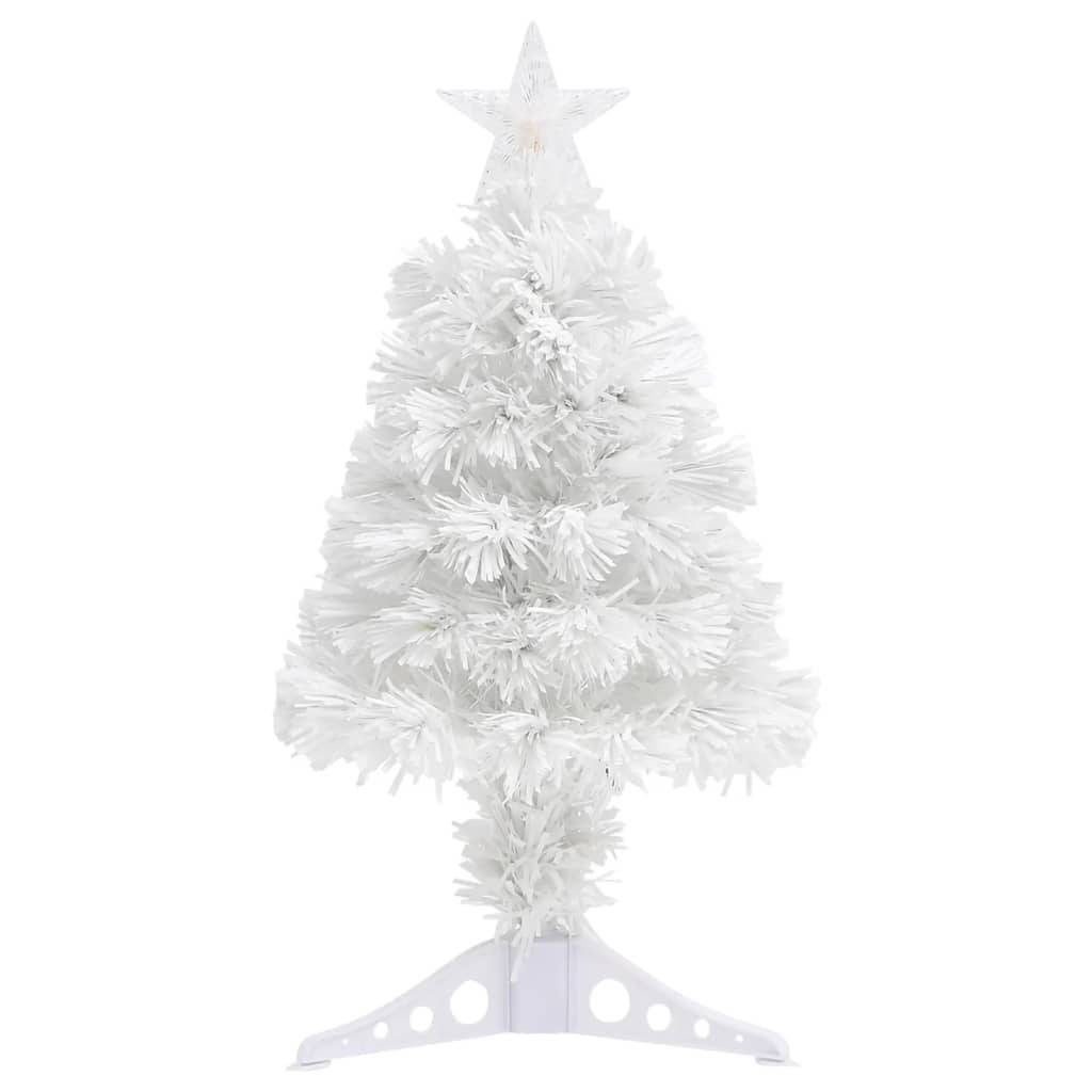 Vidaxl - Arbre de Noël artificiel pré-éclairé blanc 64 cm fibre optique vidaXL 328448 - Image 2