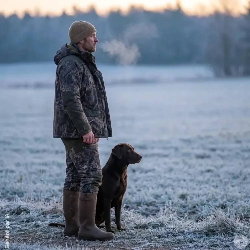 Ensemble de chasse Thermo Realtree homme : veste et salopette  Taille 3XL - Image 1