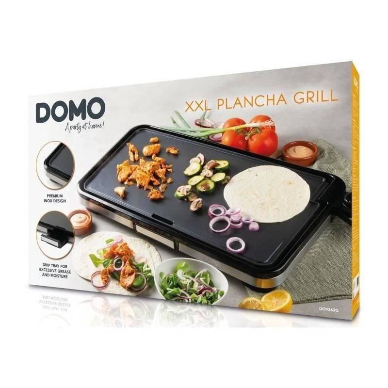 Plancha Grill - Domo - Do9263g - Surface Xxl 55 X 30,5 Cm - Imagen 5