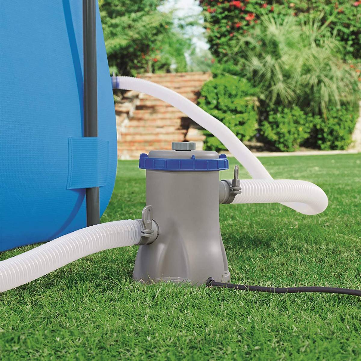 Bestway - Piscine tubulaire rectangulaire 400x211x 81Cm Anti-Corrosion, Liner PVC Renforcé, Pompe de Filtration Incluse 5700L Bestway - Image 3