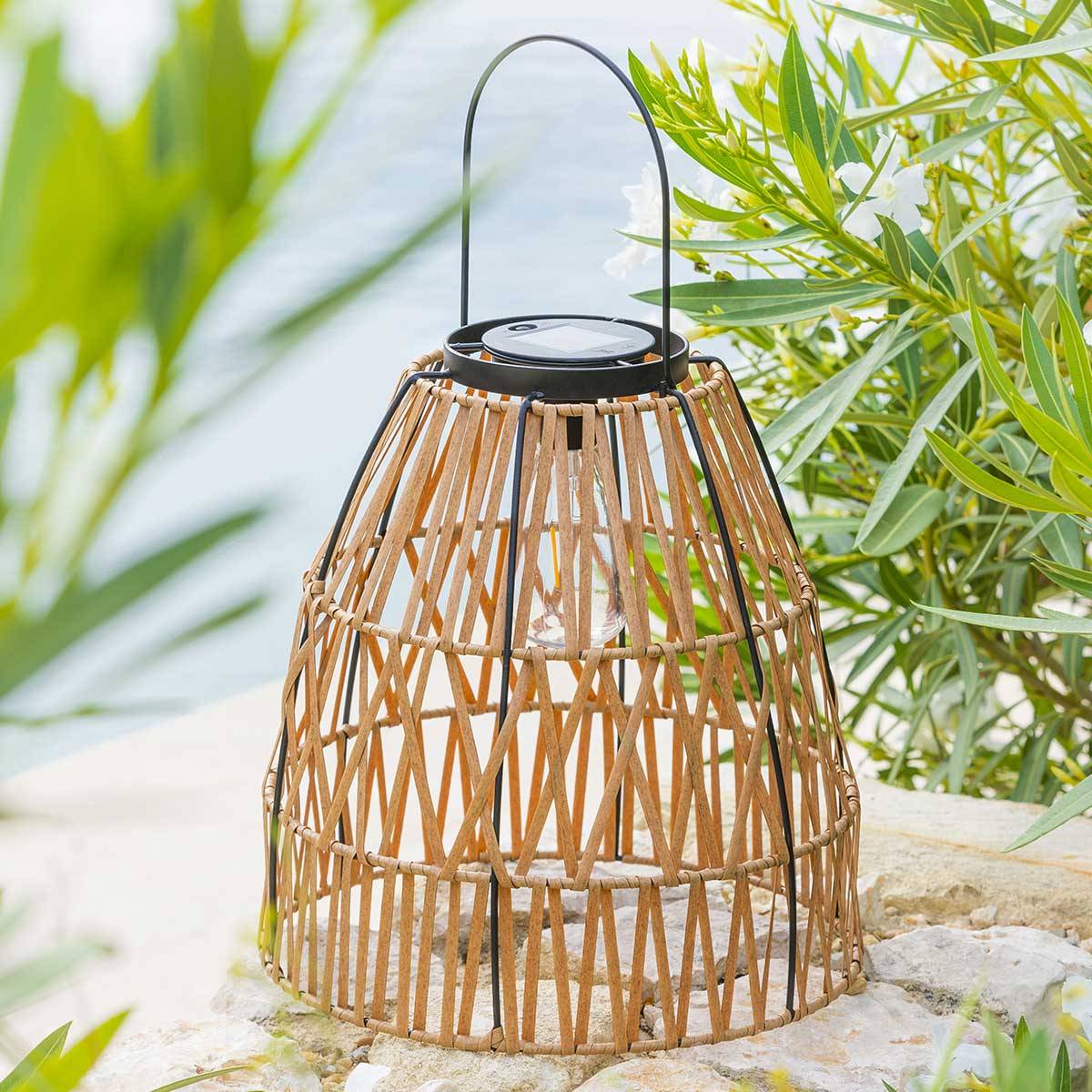 Lampe à poser d'extérieur "Esha" beige H32,5cm ATMOSPHERA CREATEUR D'INTERIEUR - Imagen 3