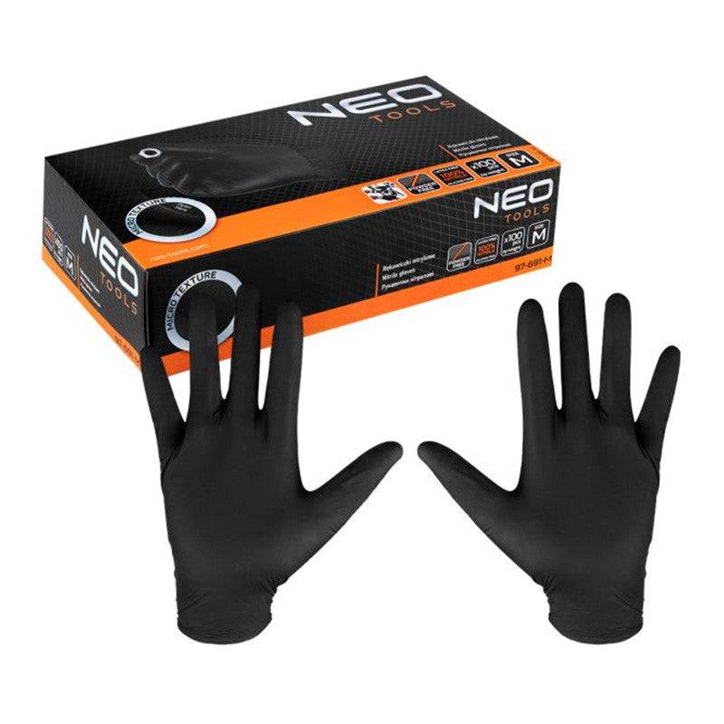 Neo Tools - Boite de 100 gants nitrile noirs NEOTOOLS - taille XL - NEO TOOLS EPI - Imagen 1