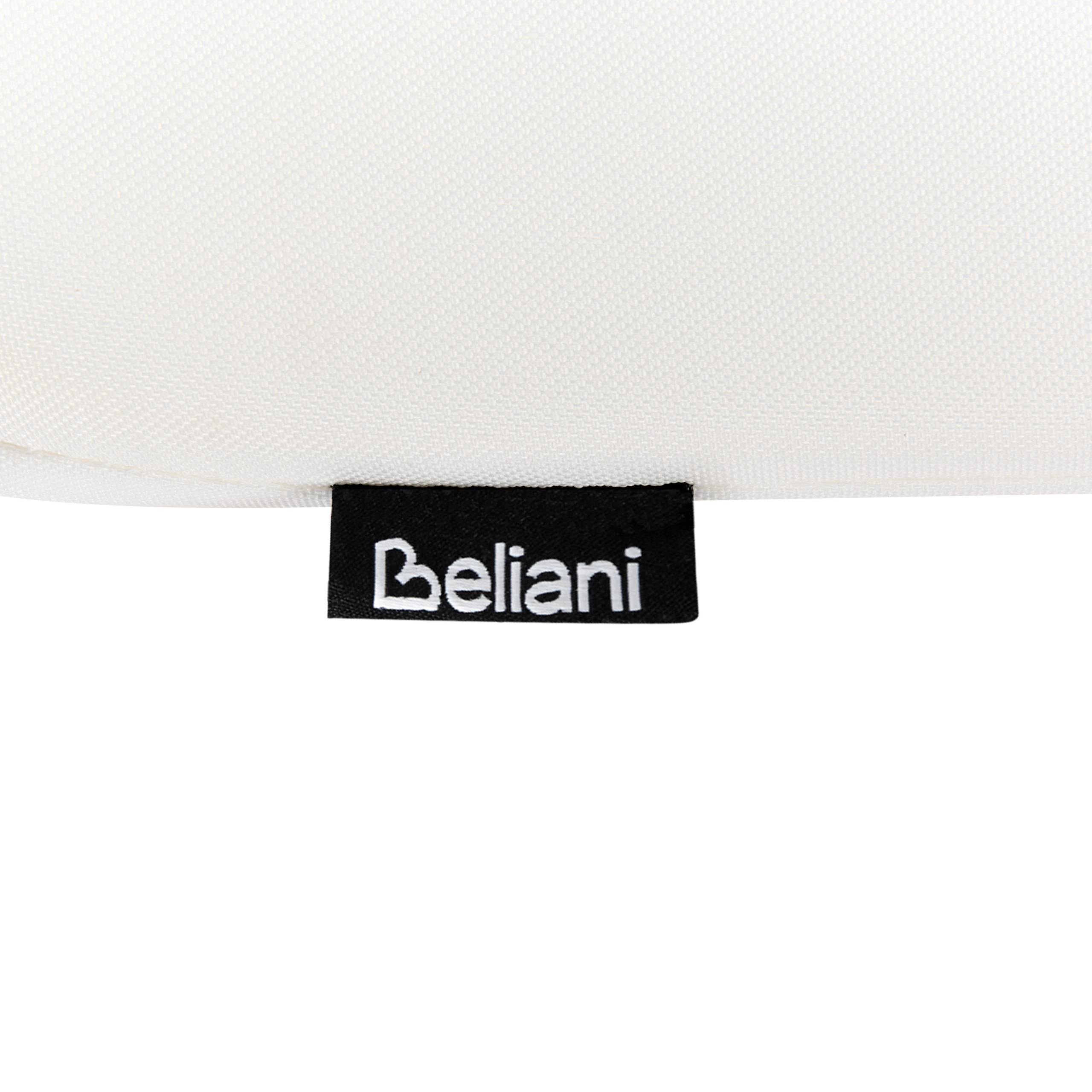 Beliani - Coussin d'assise d'extérieur Oléfine Blanc cassé MONSANO - 168x35x5- Beliani - Image 9