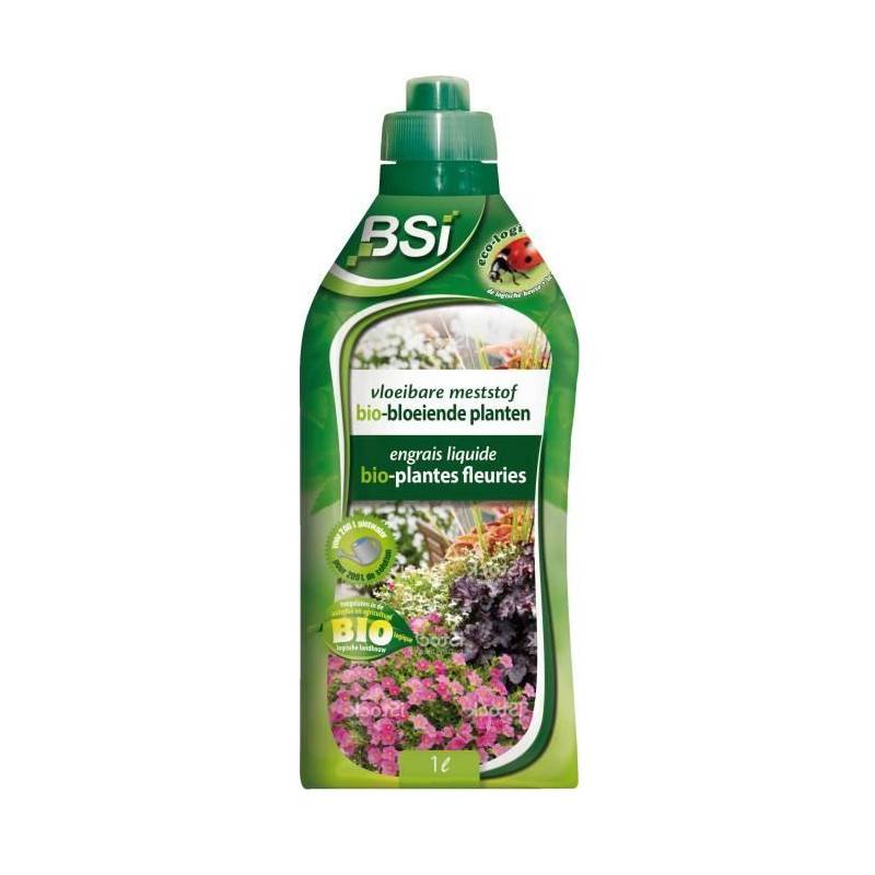 BSI - Engrais Organique Liquide Pour Plantes Fleuries - Bsi - Stimule La Floraison - Avec Oligo-éléments 1l - Uab