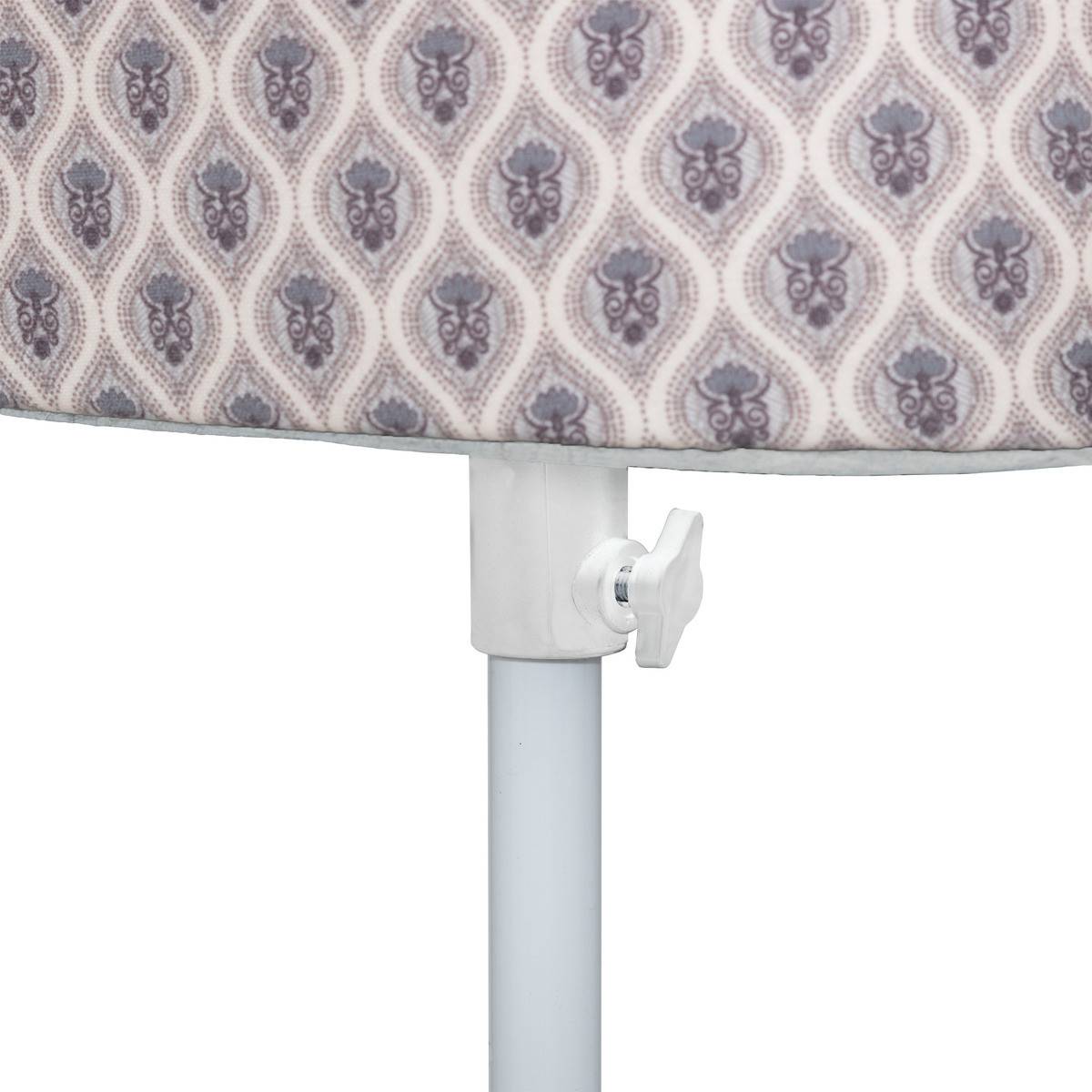 Atmosphera - Mannequin décoratif sur pied Buste tissu aux motifs Violet et Bleu H 160 cm - Imagen 3
