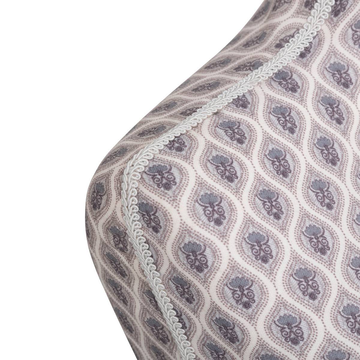 Atmosphera - Mannequin décoratif sur pied Buste tissu aux motifs Violet et Bleu H 160 cm - Imagen 2