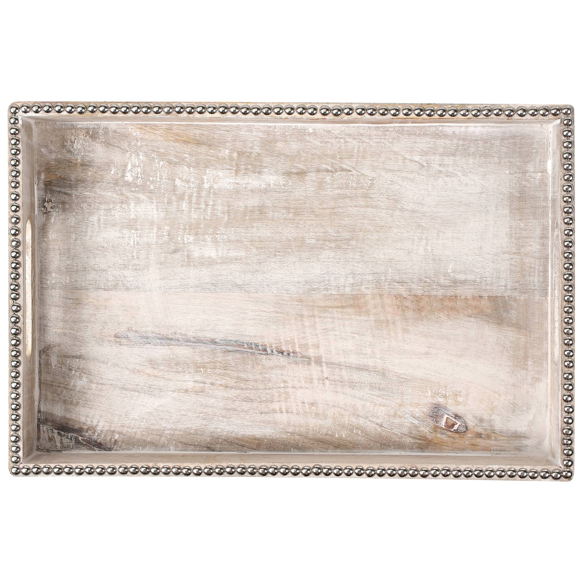 Beliani - Service de table Manguier Marron clair QUENA - 46x31x5- Beliani - Image 4