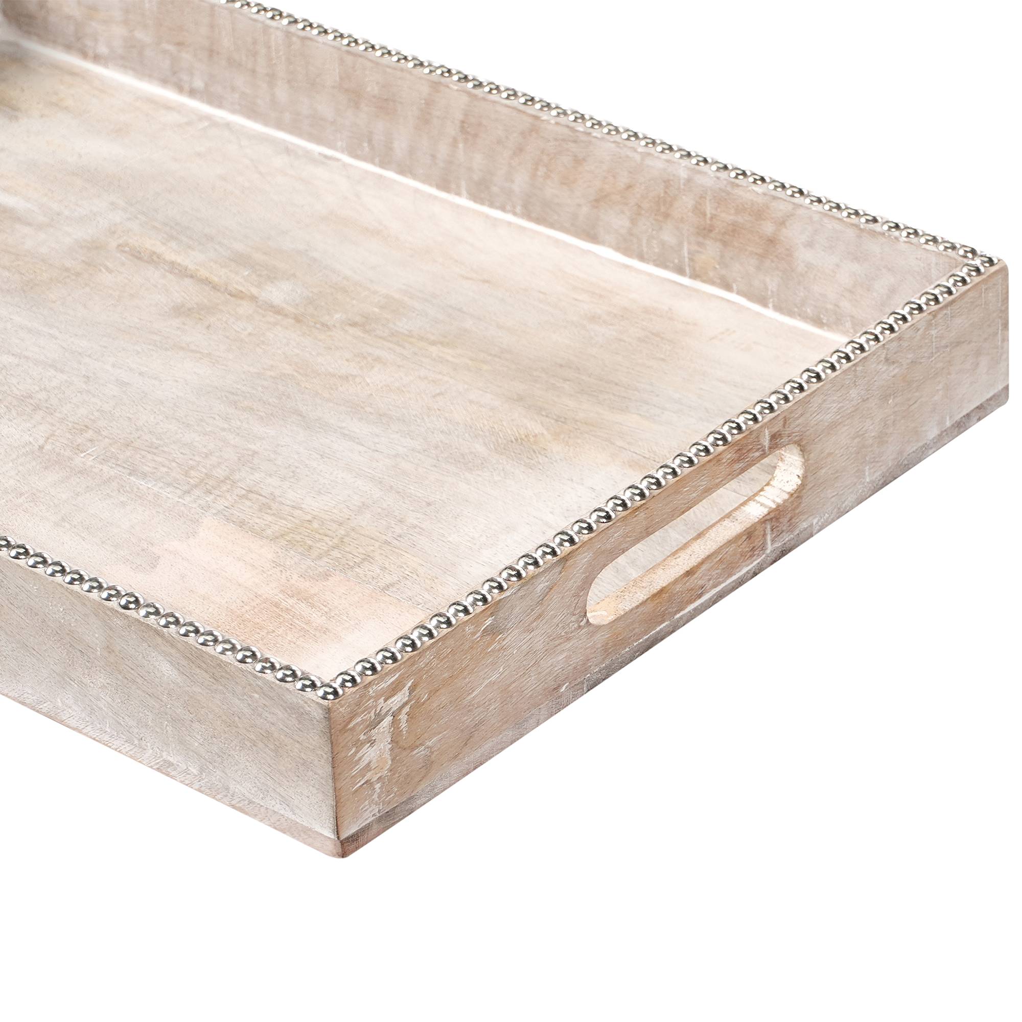 Beliani - Service de table Manguier Marron clair QUENA - 46x31x5- Beliani - Image 6