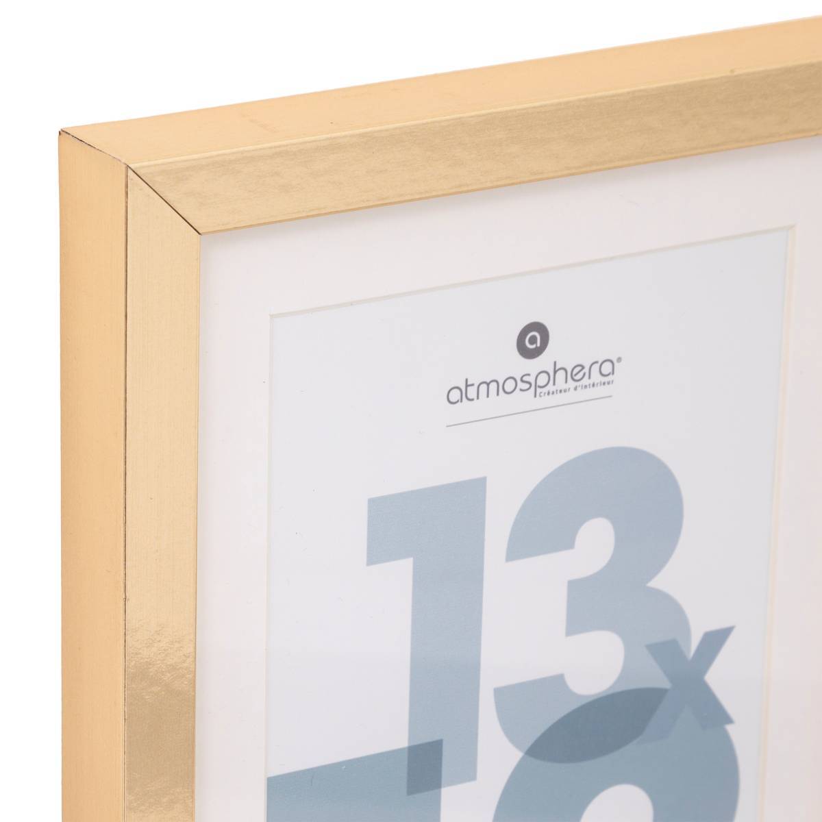 Atmosphera - Cadre photo "Manu" doré 13x18cm - Atmosphera Créateur d'intérieur - Imagen 4