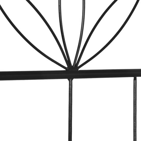 Treillis de jardin lot de 2 acier noir 51 x 1.1 x 152 cm - PANGIVO - Image 10