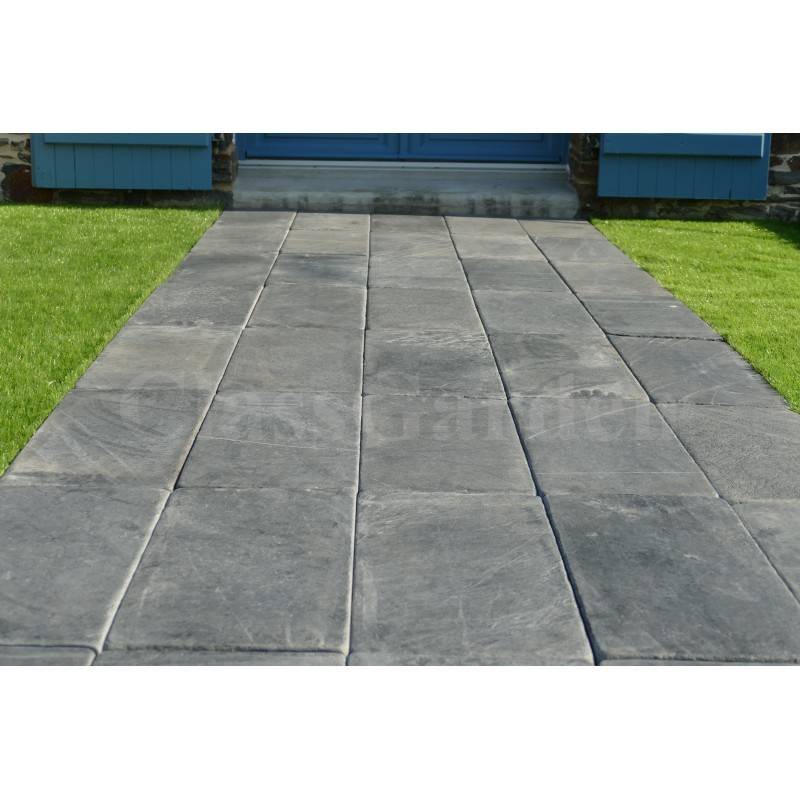 Pavé  Ardoise Patiné 50 cm - Pack 2 pièces - 0,25 m² - Image 1