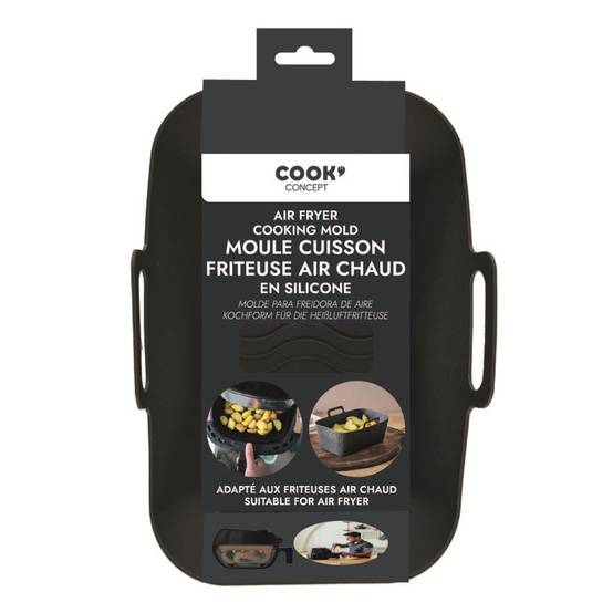 Cook Concept - Moule Cuisson en Silicone "Air Fryer" 19cm Noir - Image 9
