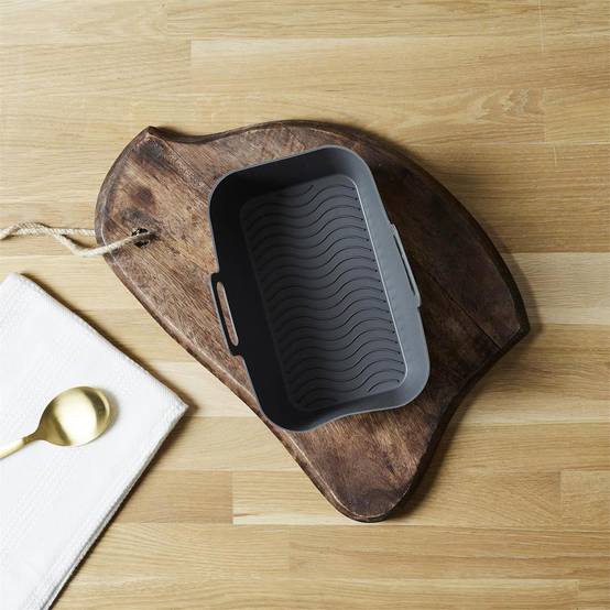 Cook Concept - Moule Cuisson en Silicone "Air Fryer" 19cm Noir - Image 3