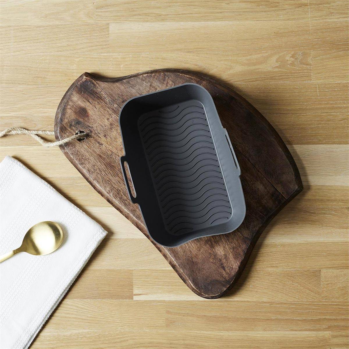 Cook Concept - Moule Cuisson en Silicone "Air Fryer" 19cm Noir - Image 3