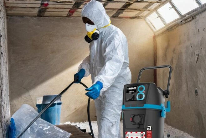 Aspirateur de sécurité eau et poussières dangereuses DIAM - ASP-E35M - Imagen 3