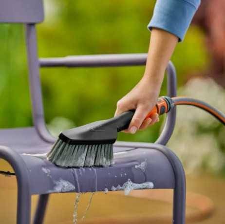 Gardena - Kit brosse de lavage à main S souple avec raccordement Gardena - Imagen 5