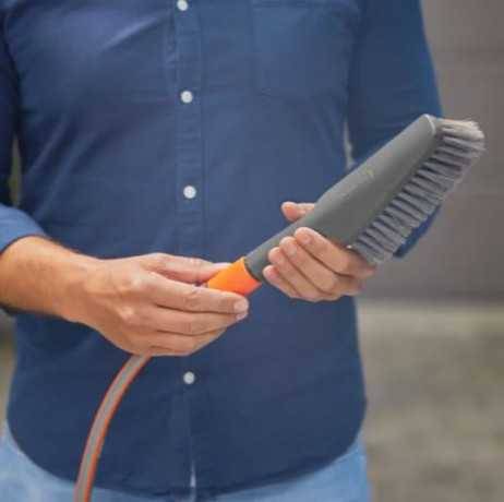 Gardena - Kit brosse de lavage à main S souple avec raccordement Gardena - Imagen 6