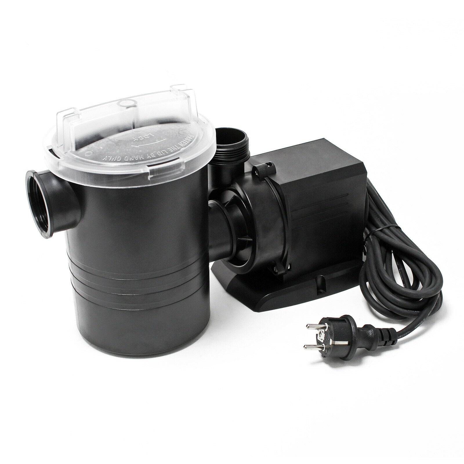Helloshop26 - Pompe de piscine 7500 litres par heure circulation 80 watts avec filtre eco - Imagen 1
