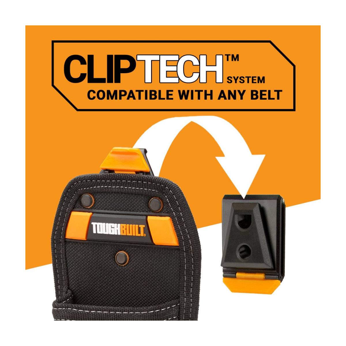 Poche à outils pour mètre ruban et couteau/cutter - TOUGHBUILT - TB-CT-25XB-BEA - Imagen 5