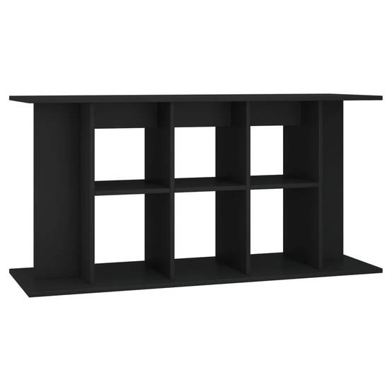 Meuble pour Aquarium Bois d'Ingénierie pour Salon avec Rangement 120x40x60 cm Noir - ComfortXL Outdoor Living - Image 2