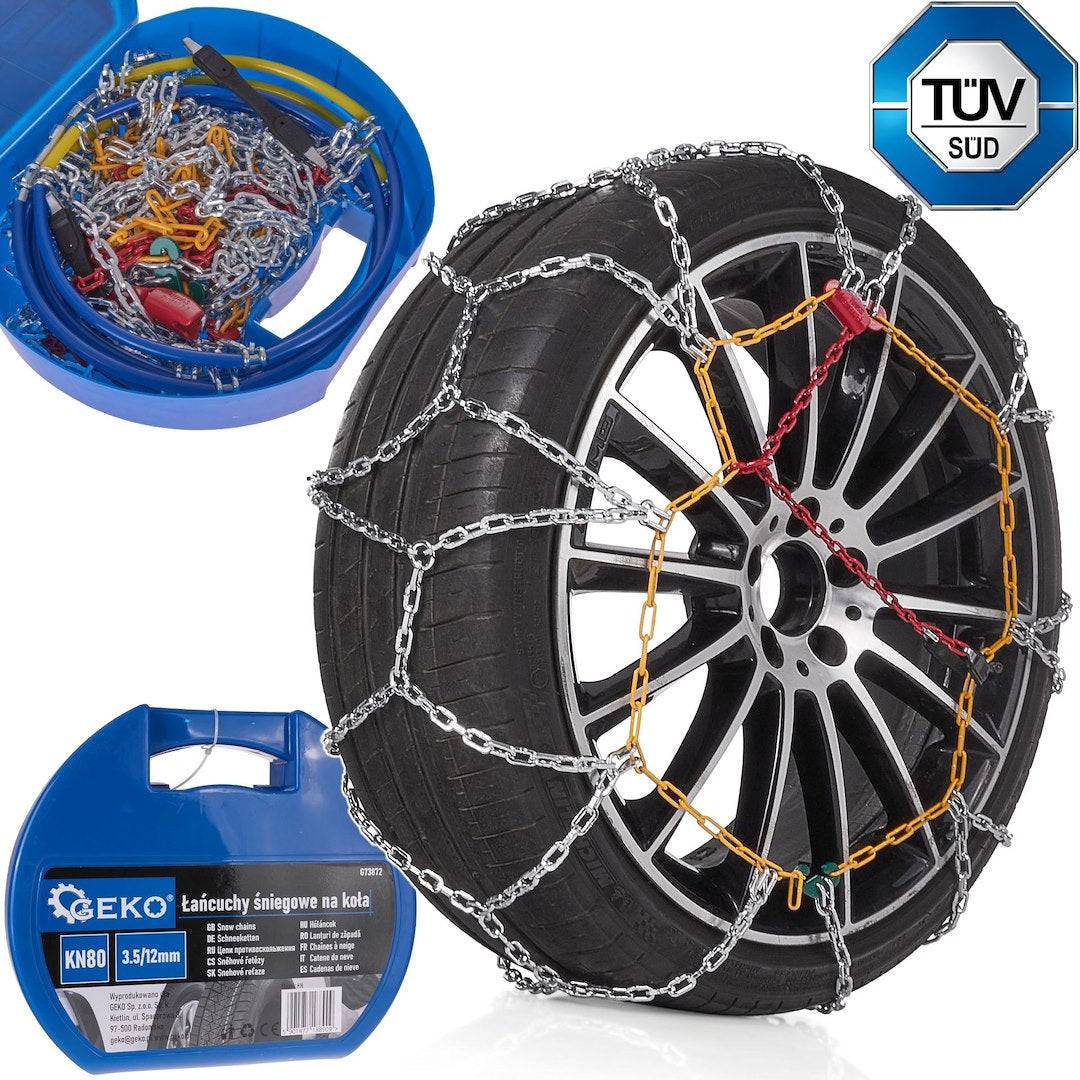 Entrepotbrico - Chaînes à Neige  3,5/12 mm Pour Voiture Jeu Pour Deux Roues - Image 1