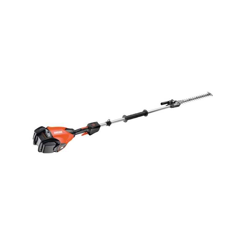 Echo - Taille-haies sur perche court 50,4 V 53,6 cm – ECHO – avec 2 batteries 2,5 Ah et chargeur – DHCAS-2600HD/C1
