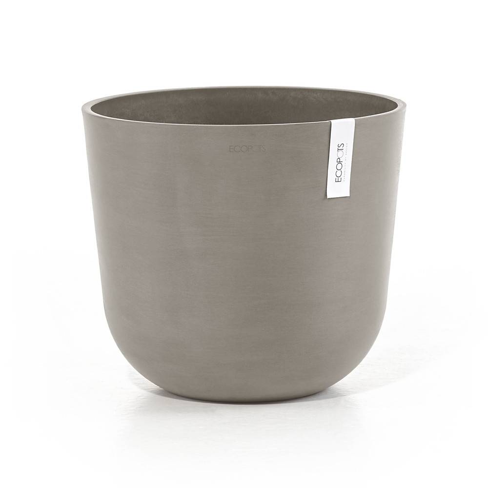 Ecopots - Pot Rond Oslo 35 Taupe - Ø 35 x H. 30,5 cm - 21,7 L ECOPOTS - Imagen 1