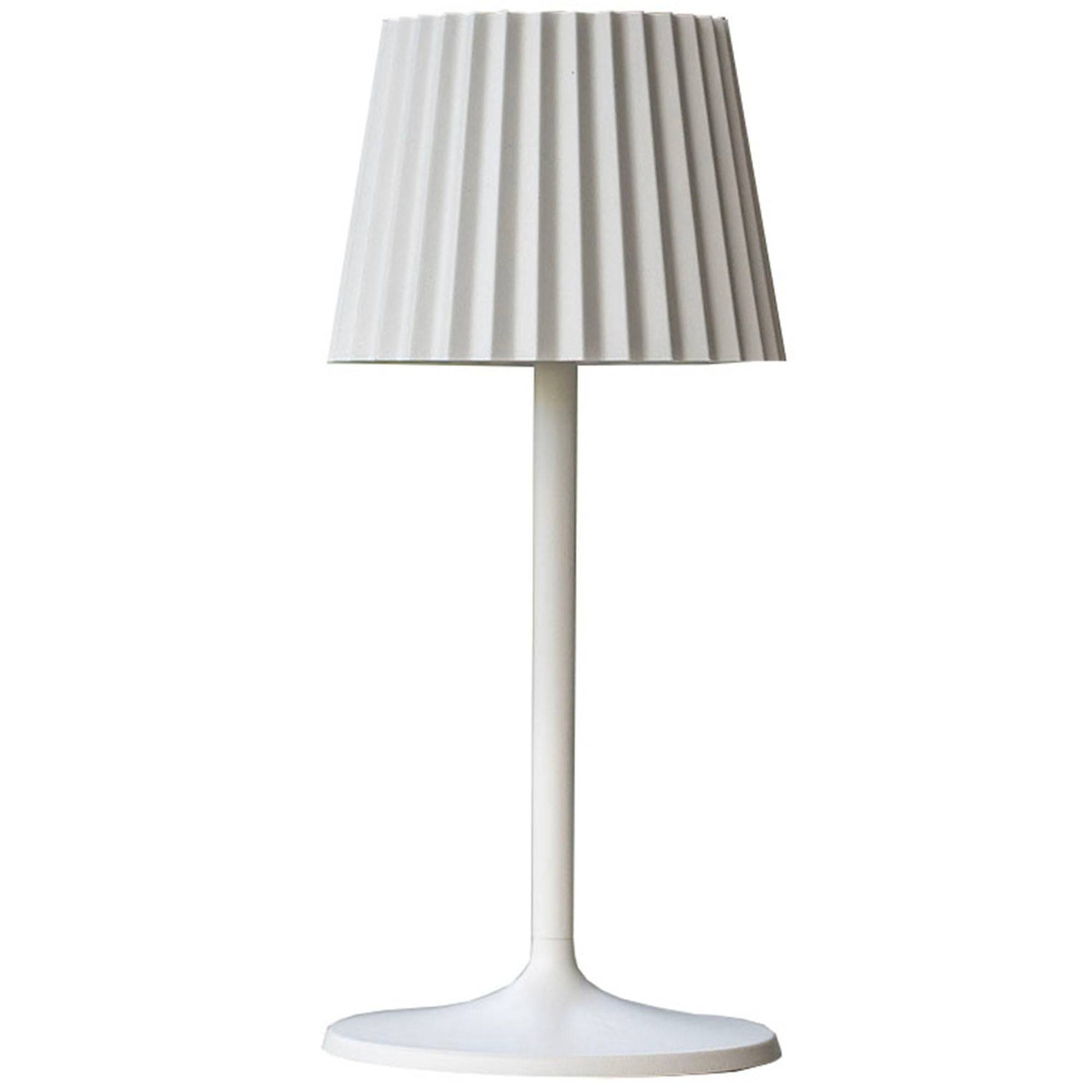 Lumisky - Lampe de table sans fil ABBY Blanc H30cm - Imagen 1