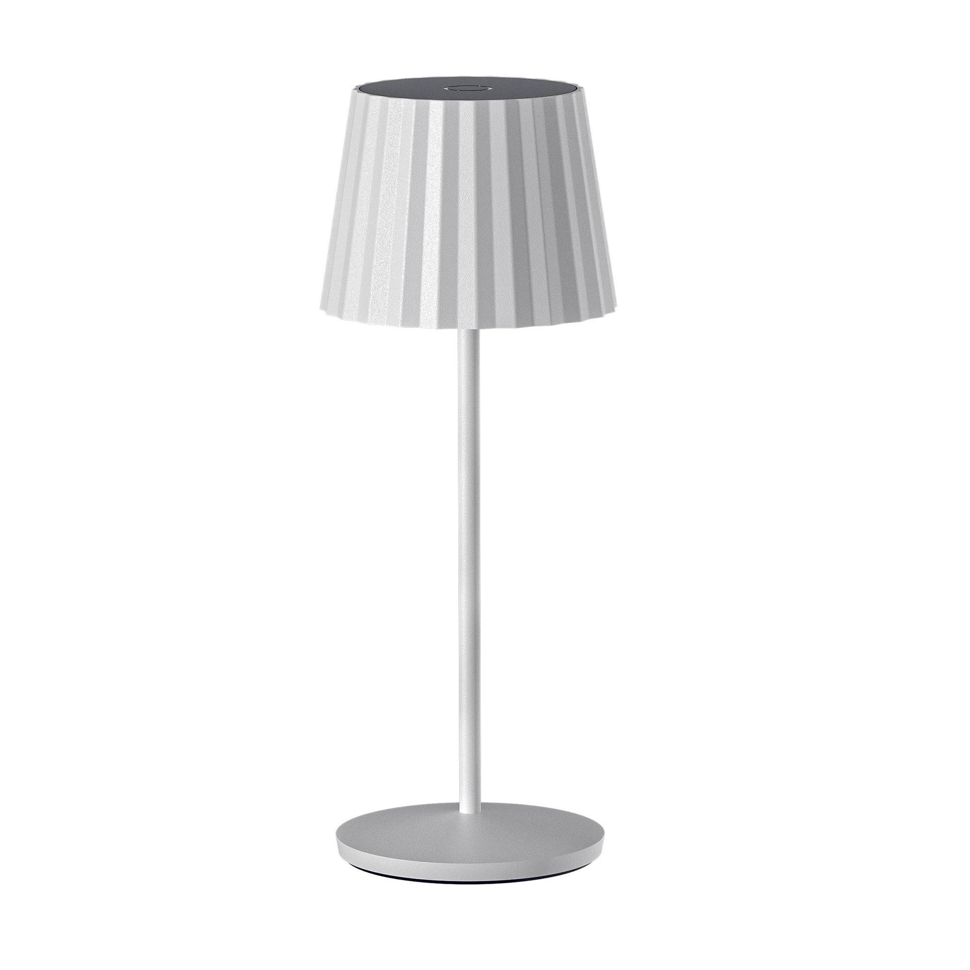 Lumisky - Lampe de table sans fil ABBY Blanc H30cm - Imagen 1