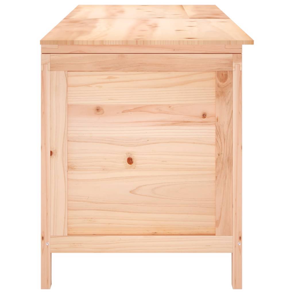 Coffre de jardin bois de sapin naturel 150 x 50 x 56.5 cm - PANGIVO - Image 5