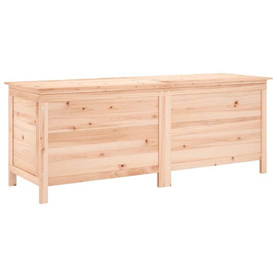 Coffre de jardin bois de sapin naturel 150 x 50 x 56.5 cm - PANGIVO - Image 2