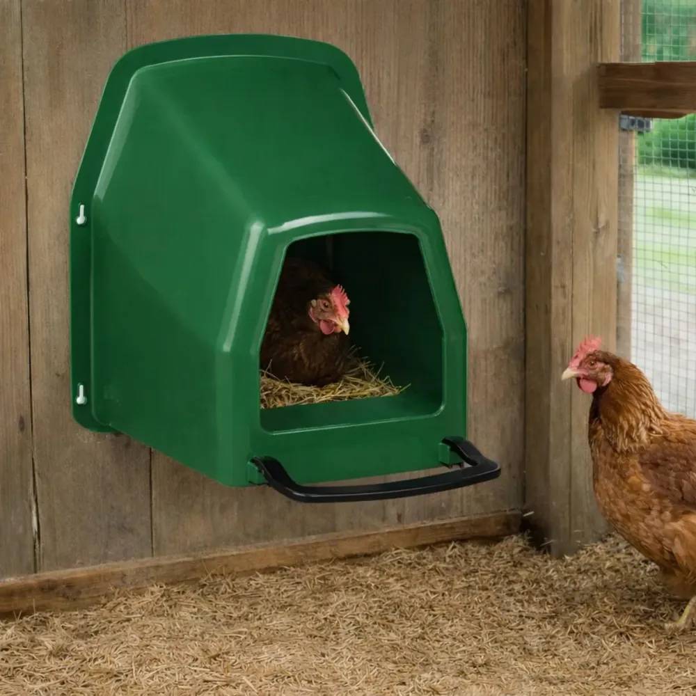 Pondoir Poule pour 4 poules 36,4 x 37,2 x 44,6 cm fixation murale GAUN - Image 1