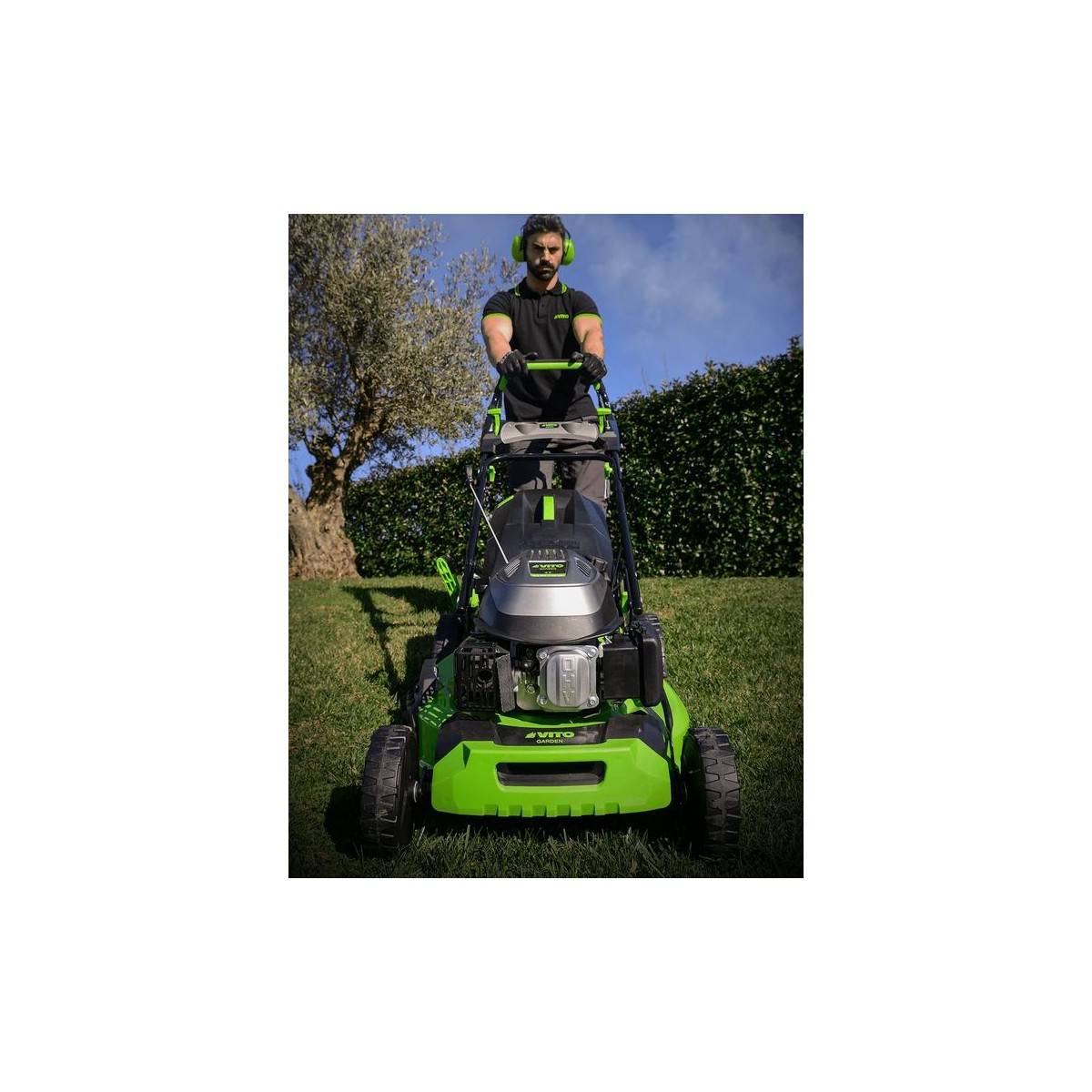 Tondeuse à gazon Autotractée 6,5 CV Pelouses 2000m2 Mulching Bac 65L VITO - Imagen 5