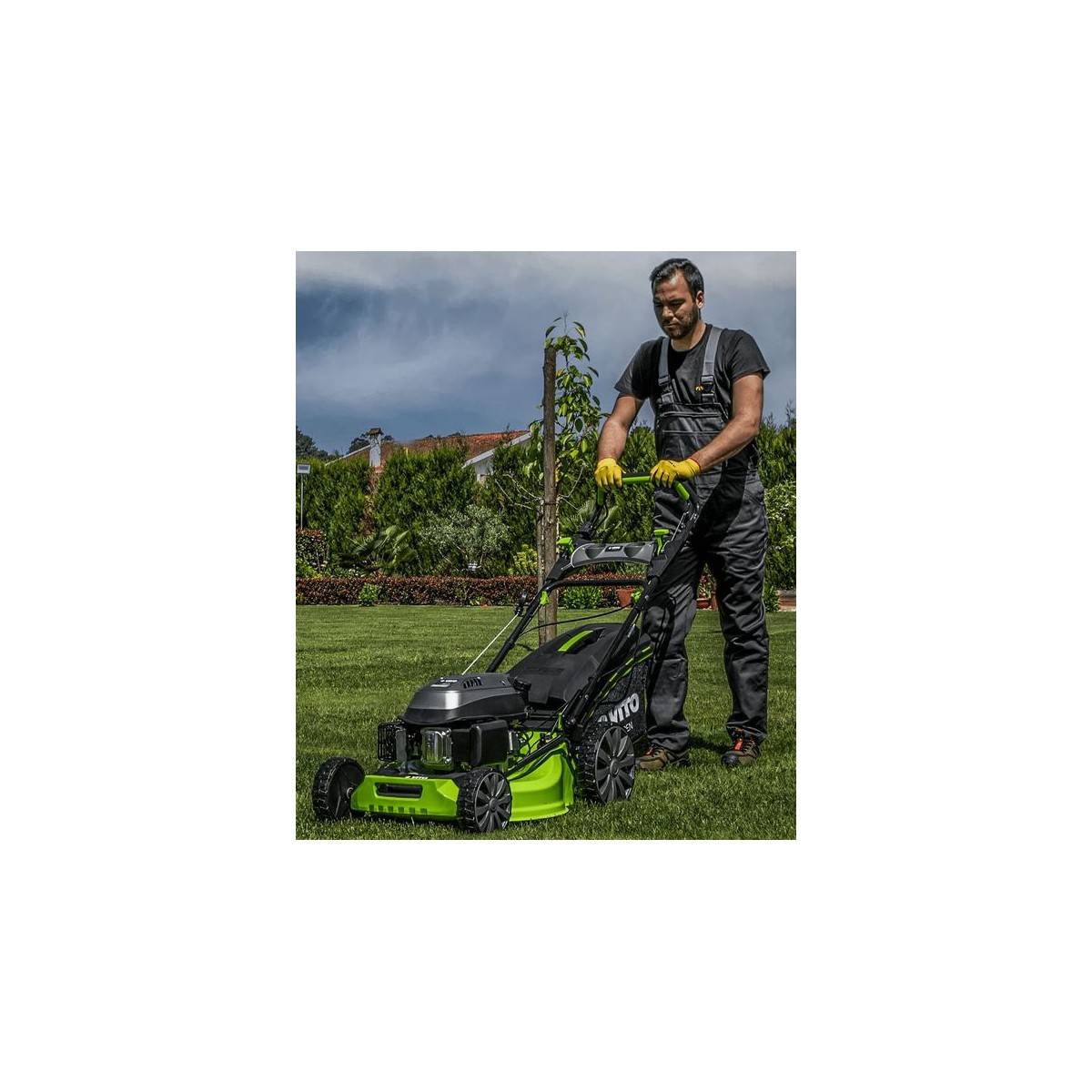 Tondeuse à gazon Autotractée 6,5 CV Pelouses 2000m2 Mulching Bac 65L VITO - Imagen 4