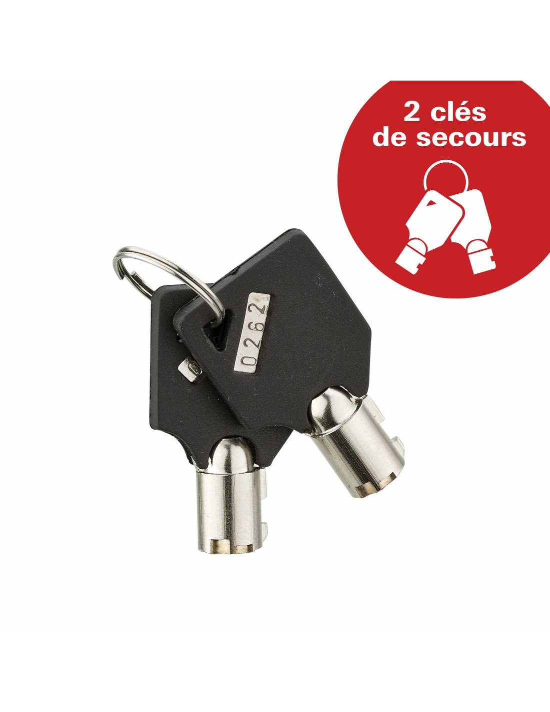 Coffre de sécurité VINCENNES 4 195X420X365 + Serrure elect. 2 penes pour laptop - 13290 - Imagen 8