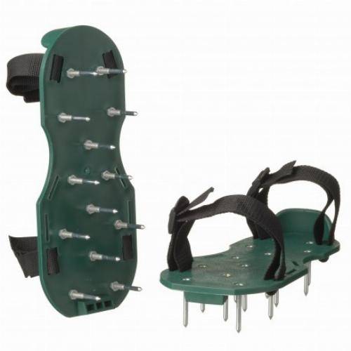 Patins aérateurs gazon - 13 pointes acier pour pelouse saine - Imagen 1