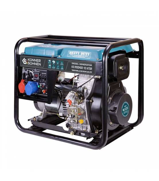 Générateur diesel Euro 5 boitier ATS intégré puissance 6500W "Könner & Söhnen" KS 9100HDE-1/3 ATSR - Image 2