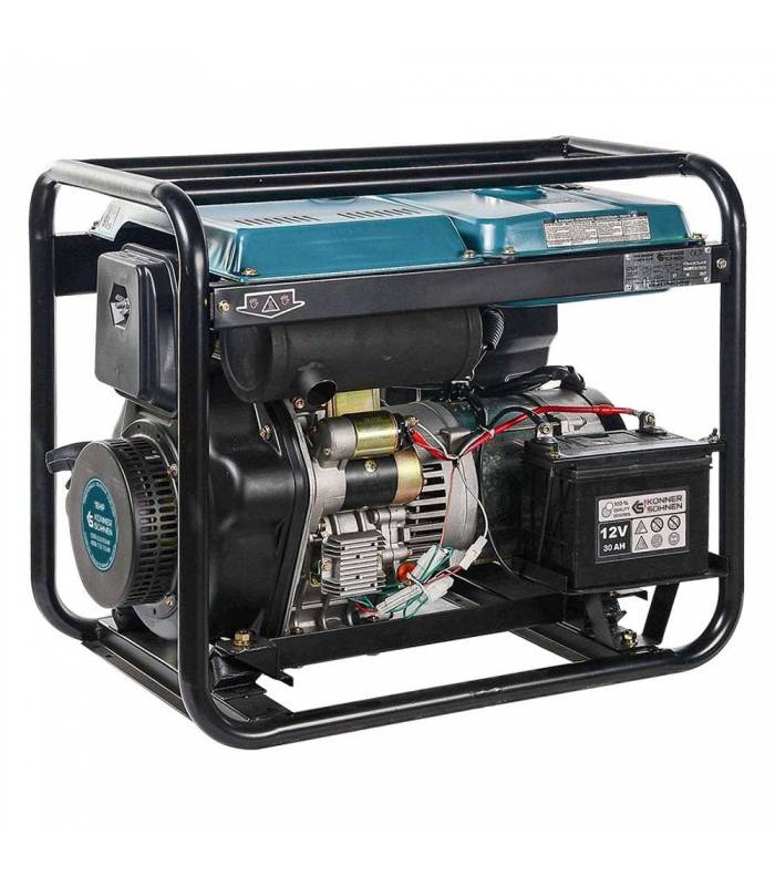 Générateur diesel Euro 5 boitier ATS intégré puissance 6500W "Könner & Söhnen" KS 9100HDE-1/3 ATSR - Image 4