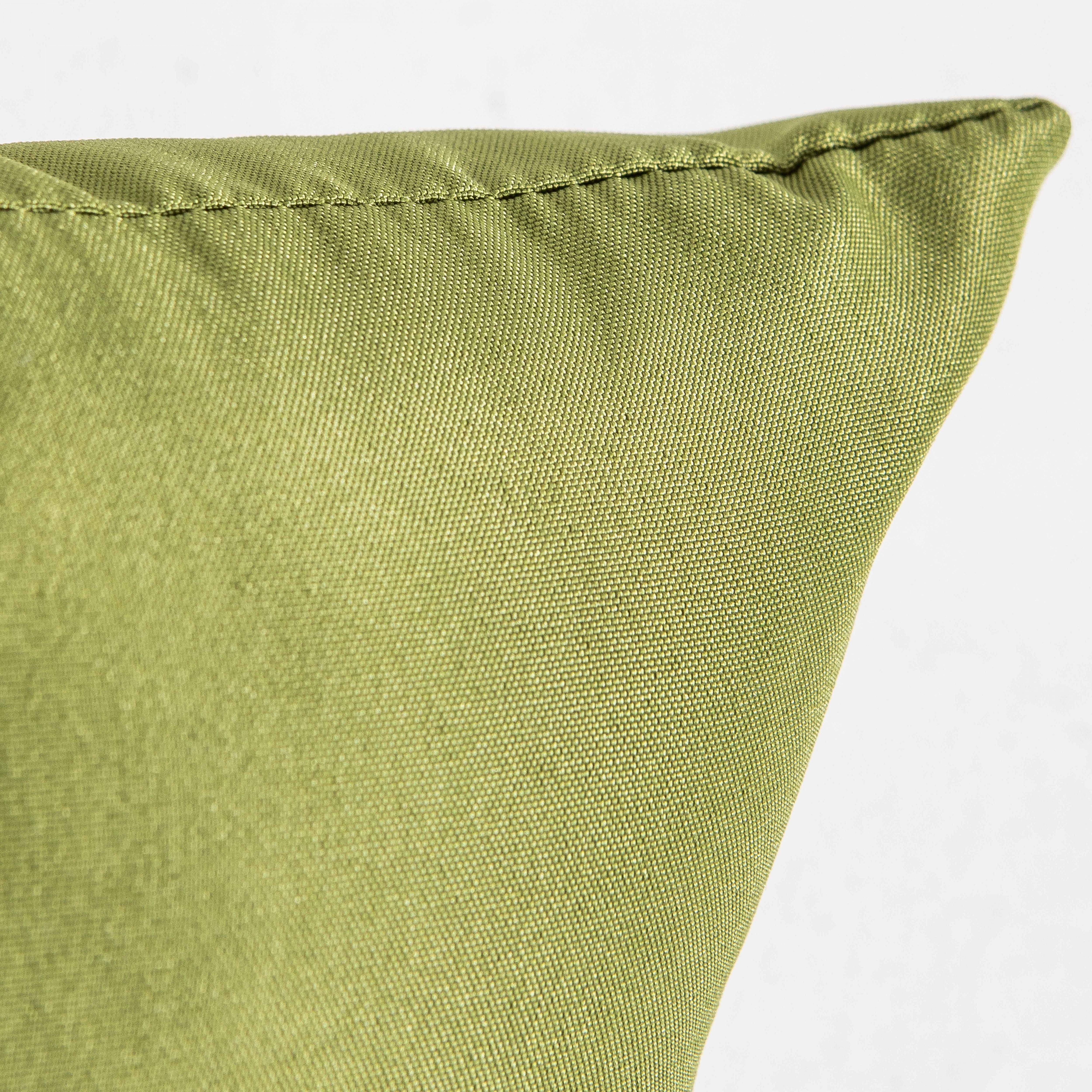 Oviala - Lot de 2 petits coussins polyester kaki 40x20x8 cm Cuzco - Oviala - Imagen 5